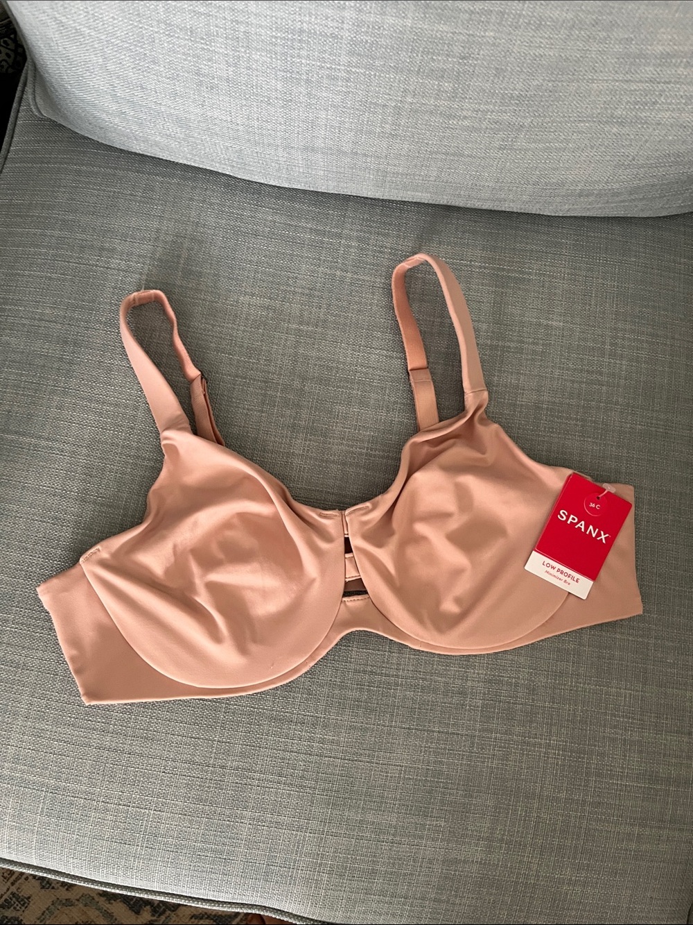 NWT SPANX Beige Underwire Smooth T-Shirt Bra